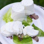 Making chevre cheese from our home-milked goat milk